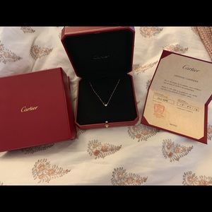 Cartier Yellow Gold Diamants Legers Necklace, SM